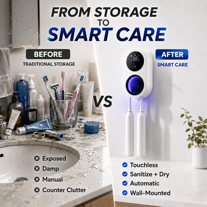 BILLHOL® Smart UV Toothbrush Sanitizer & Dryer