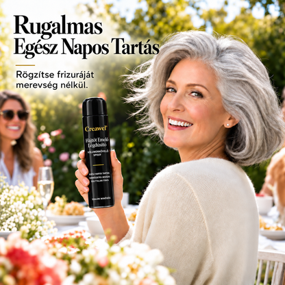 ⏳🔥 KORLÁTOZOTT IDEIG 70% KEDVEZMÉNY! ⏰ Creawel®✨ Barackillatú volumennövelő hajspray – Azonnali hajtőemelés, dúsabb haj és egész napos rugalmas tartás