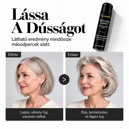 ⏳🔥 KORLÁTOZOTT IDEIG 70% KEDVEZMÉNY! ⏰ Creawel®✨ Barackillatú volumennövelő hajspray – Azonnali hajtőemelés, dúsabb haj és egész napos rugalmas tartás