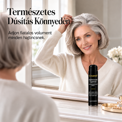 ⏳🔥 KORLÁTOZOTT IDEIG 70% KEDVEZMÉNY! ⏰ Creawel®✨ Barackillatú volumennövelő hajspray – Azonnali hajtőemelés, dúsabb haj és egész napos rugalmas tartás