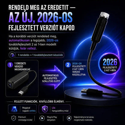Billhol® ⚡HD Intelligens Dinamikus 5D Holografikus Éjszakai Fényprojektor