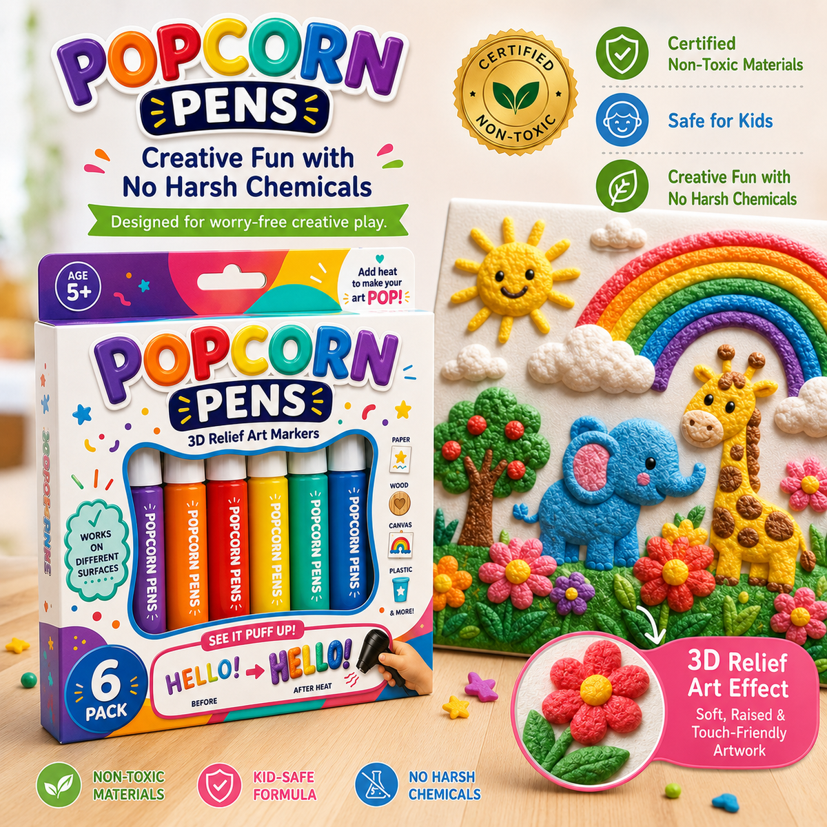 Save 50% by ordering today丨Ⅵ𝐁i𝐥𝐥𝐡𝐨𝐥® 3D Relief Art Pen – Turn Flat Drawings Into Touchable 3D Art🪄