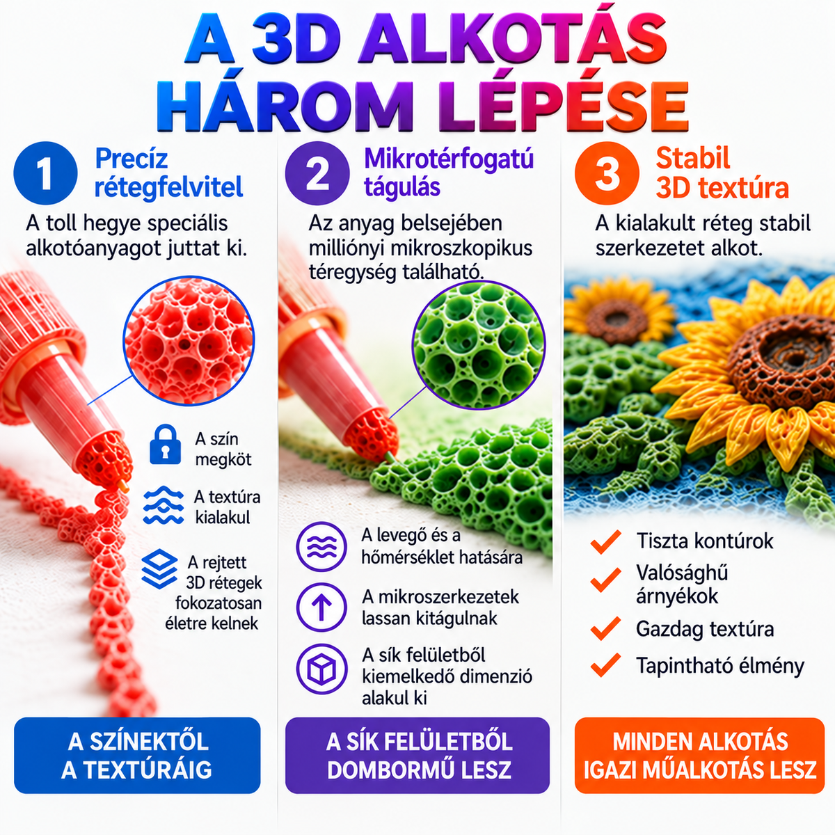 Rendelj Ma És Spórolj 50%-ot丨𝐁i𝐥𝐥𝐡𝐨𝐥®1️⃣ 3D Domborműves Művészeti Toll – Alakítsd A Sík Rajzokat Tapintható 3D Alkotásokká